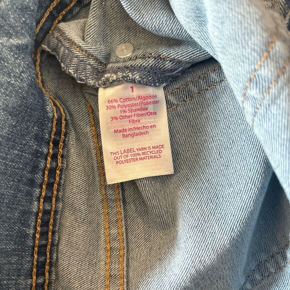 Women’s Boho Hippie Flare Jeans Size 26” Waist Stretch Denim Low Rise - Picture 8 of 8